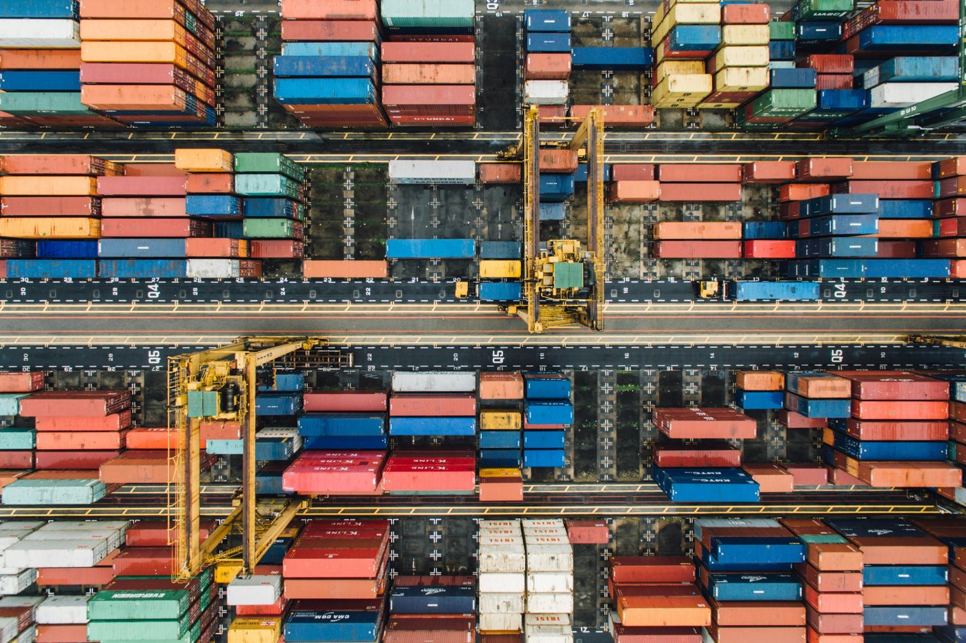 Container yard, part of AT & IA's transport & logistics division